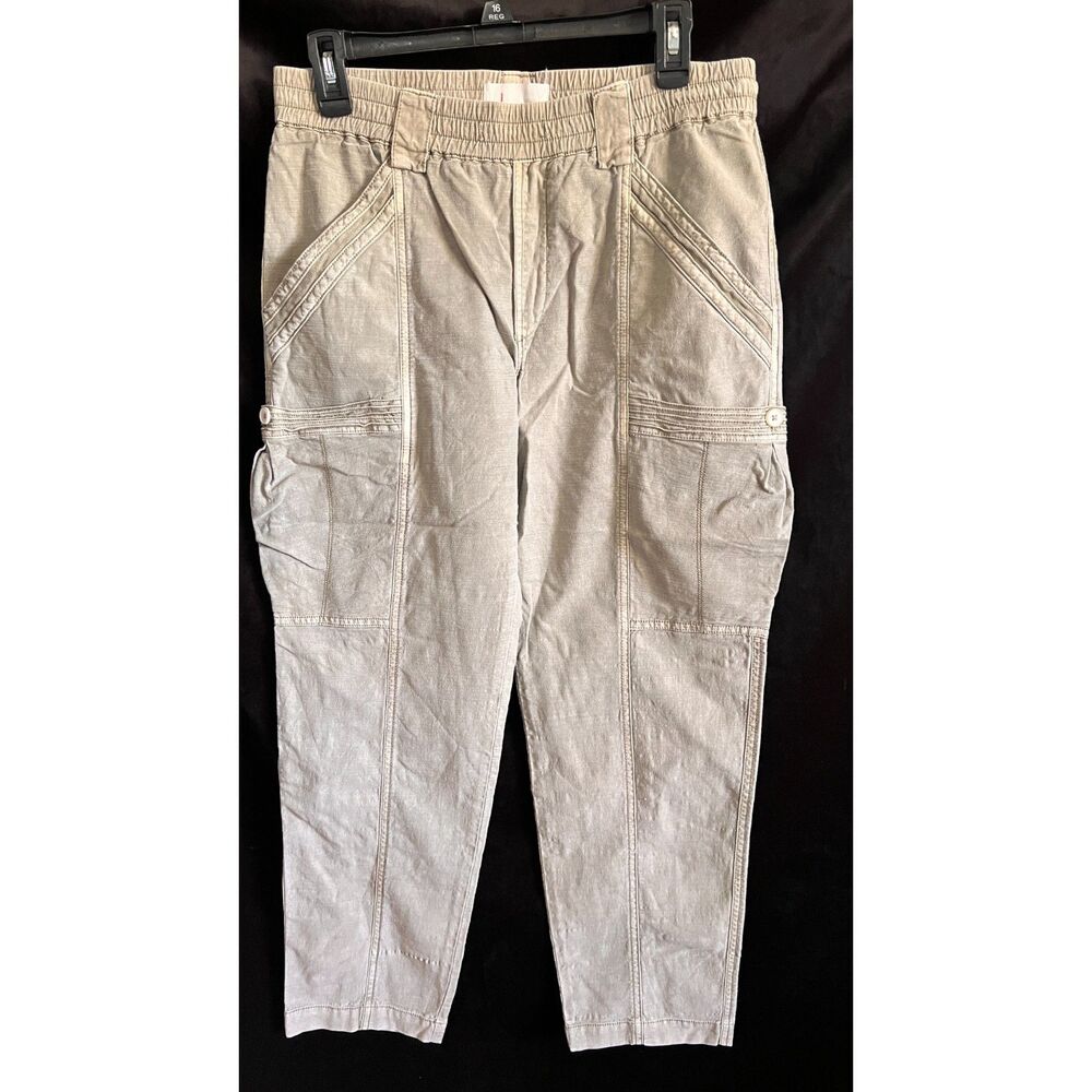 Anthropologie Tapered Canvas Utility Cargo Pants 26